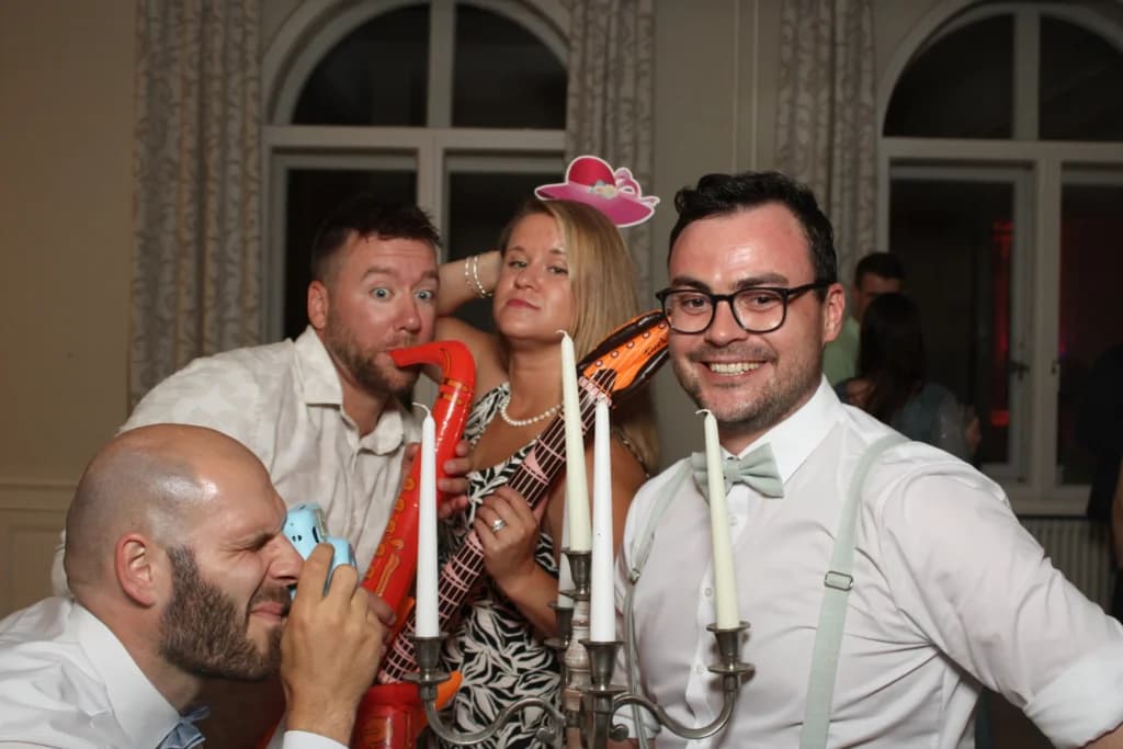 Stimmungsvolle Aufnahme auf einem Event
